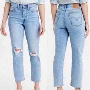 Levi's Wedgie Straight Distressed Jeans - 27